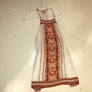 Dress with Aztec inspired print